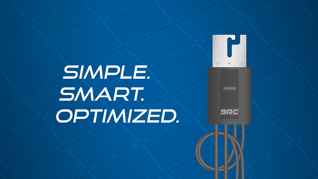 Der Slogan von BRC Solar: Simple. Smart. Optimized.