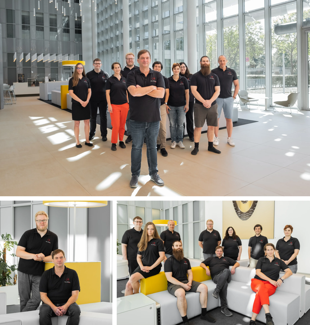 Die Mitarbeiter bei Global Sec