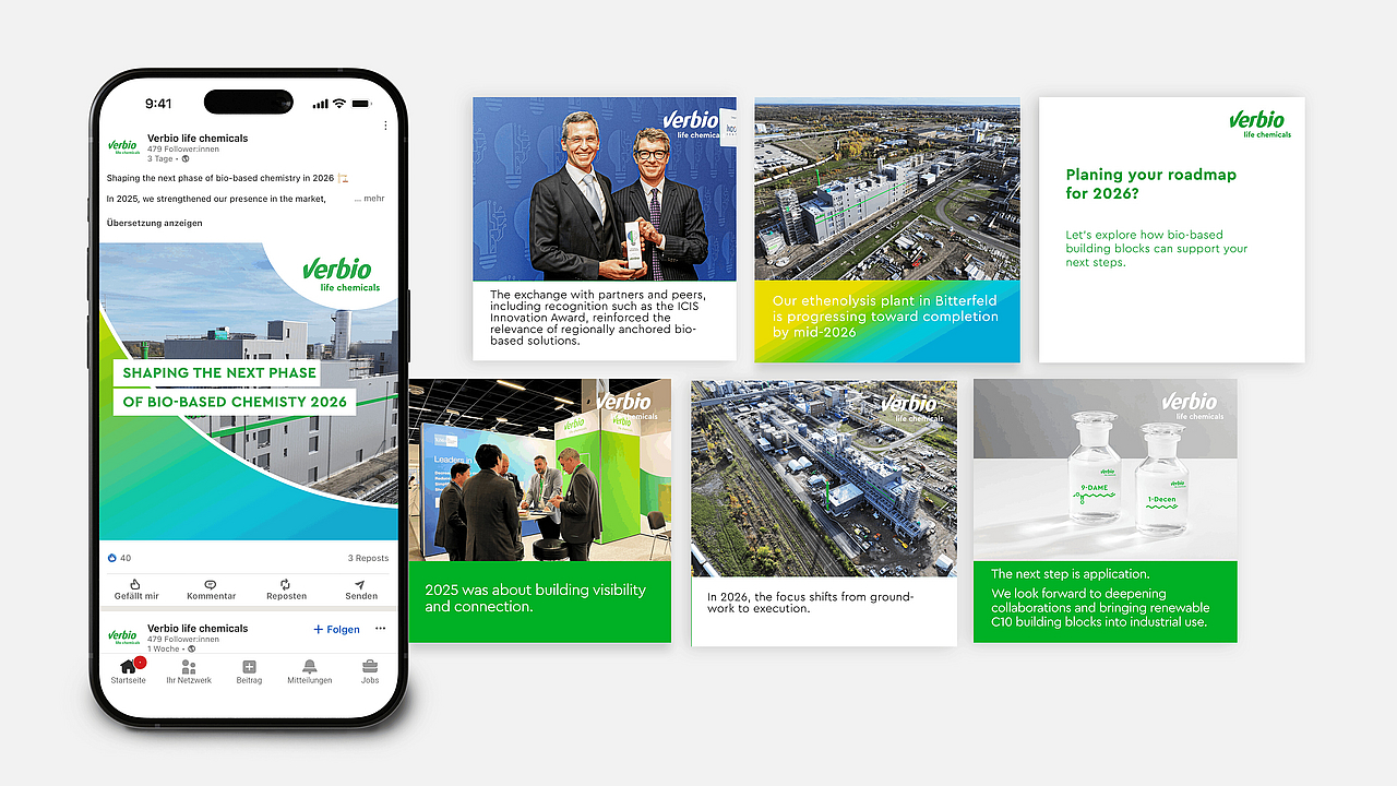 LinkedIn-Beiträge von Verbio life chemicals
