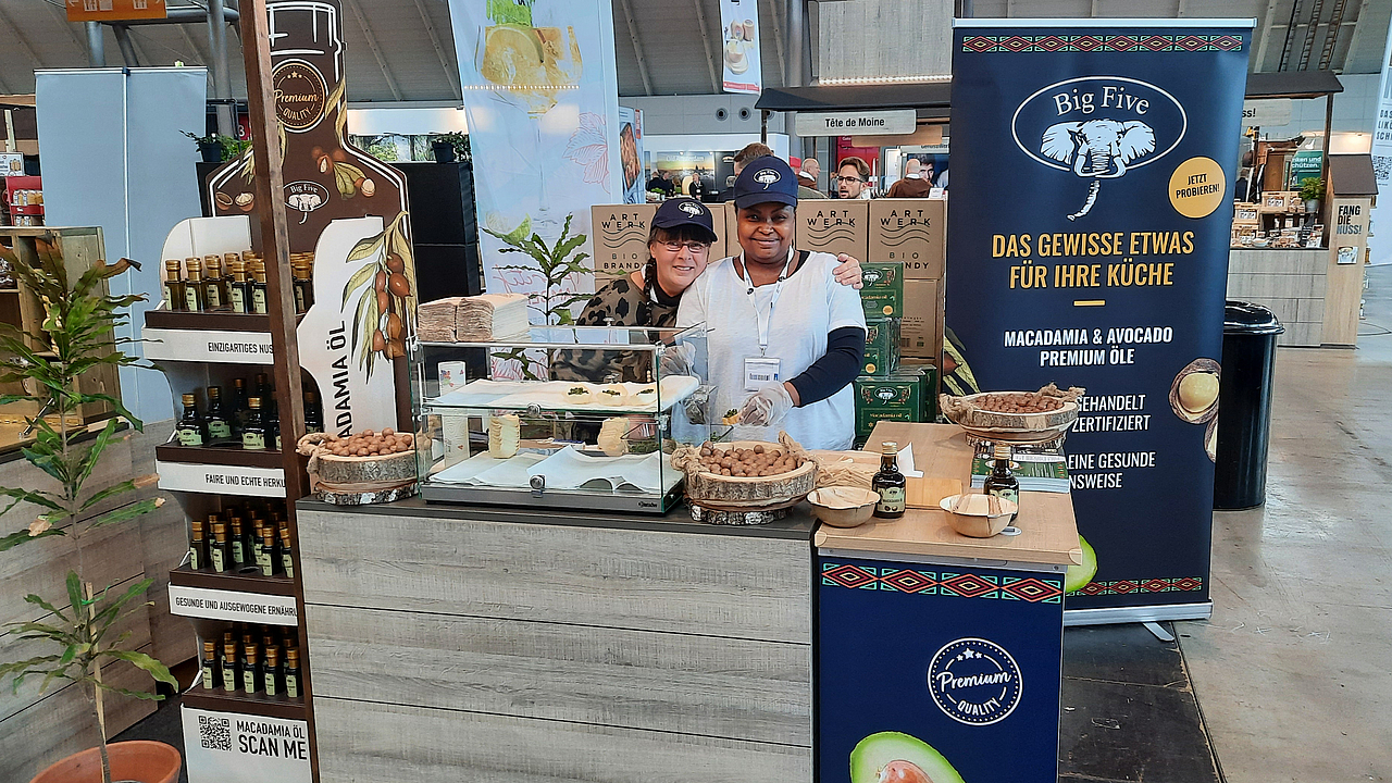 Der Messestand von Big Five