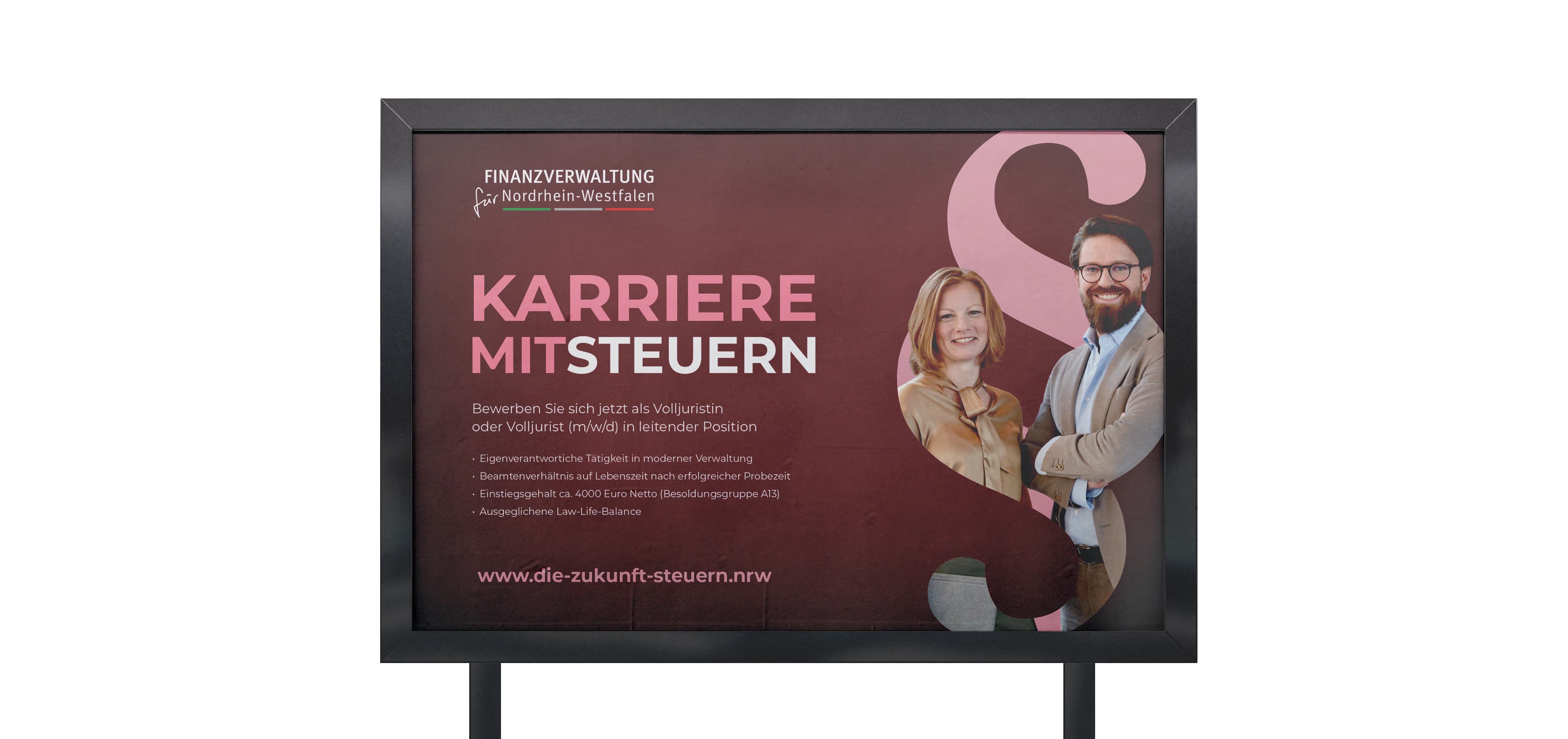 Finanzverwaltung NRW Plakat